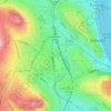 Mapa topográfico 1123, altitude, relevo