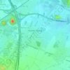 Mapa topográfico Noyelles-Godault, altitude, relevo