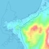 Mapa topográfico Lira, altitude, relevo
