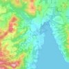 Mapa topográfico Margate, altitude, relevo