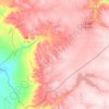 Mapa topográfico Pindoguaba, altitude, relevo