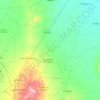 Mapa topográfico Pánuco, altitude, relevo