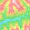 Mapa topográfico Vione, altitude, relevo