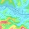 Mapa topográfico Fábrica, altitude, relevo