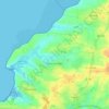 Mapa topográfico Nieul-sur-Mer, altitude, relevo