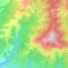 Mapa topográfico Focicchia, altitude, relevo