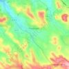 Mapa topográfico Puygouzon, altitude, relevo