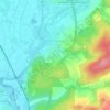 Mapa topográfico Sichertshausen, altitude, relevo