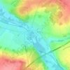 Mapa topográfico Couilly-Pont-aux-Dames, altitude, relevo