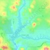 Mapa topográfico Canyon Lake, altitude, relevo