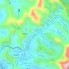 Mapa topográfico Parque Industrial Novo Reno, altitude, relevo