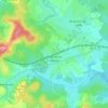 Mapa topográfico Amblans-et-Velotte, altitude, relevo