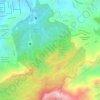 Mapa topográfico Baleia, altitude, relevo