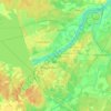 Mapa topográfico Дубна, altitude, relevo