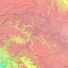 Mapa topográfico گلگت بلتستان, altitude, relevo