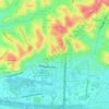 Mapa topográfico Santana, altitude, relevo