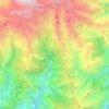 Mapa topográfico Barpak, altitude, relevo