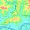 Mapa topográfico Jaguara, altitude, relevo