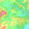 Mapa topográfico San Martín de Valdeiglesias, altitude, relevo