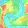 Mapa topográfico Armentières-en-Brie, altitude, relevo