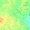 Mapa topográfico Charsonville, altitude, relevo