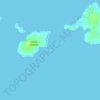 Mapa topográfico Ardnacross Island, altitude, relevo