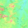 Mapa topográfico Curionópolis, altitude, relevo