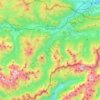 Mapa topográfico Tarvisio, altitude, relevo