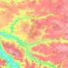 Mapa topográfico 37350, altitude, relevo