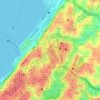 Mapa topográfico Saúde, altitude, relevo