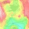 Mapa topográfico Naivasha, altitude, relevo