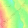 Mapa topográfico Pedanía Juárez Celman, altitude, relevo
