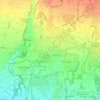 Mapa topográfico Bellusco, altitude, relevo