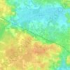 Mapa topográfico Vertheuil, altitude, relevo