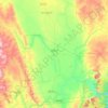 Mapa topográfico Iraquara, altitude, relevo