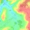 Mapa topográfico Verneuil-le-Château, altitude, relevo