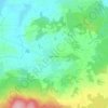 Mapa topográfico Concoret, altitude, relevo