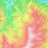 Mapa topográfico Albiez-le-Vieux, altitude, relevo