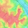 Mapa topográfico Соломенский лесопарк, altitude, relevo