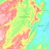Mapa topográfico Doutor Severiano, altitude, relevo