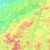 Mapa topográfico Vale do Paquequer, altitude, relevo