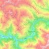 Mapa topográfico Kalpa, altitude, relevo