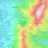 Mapa topográfico Barbaggio, altitude, relevo