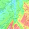 Mapa topográfico Batalha, altitude, relevo