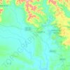 Mapa topográfico Vera Cruz, altitude, relevo