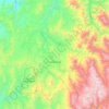 Mapa topográfico Combarbalá, altitude, relevo