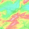Mapa topográfico Palandöken, altitude, relevo