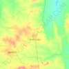 Mapa topográfico Teofilândia, altitude, relevo