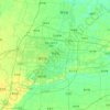 Mapa topográfico 华龙区, altitude, relevo