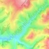 Mapa topográfico Boyer, altitude, relevo